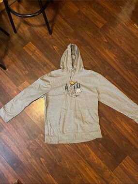 Kyodan Gray Hooded Sweatshirt with Camp Graphic